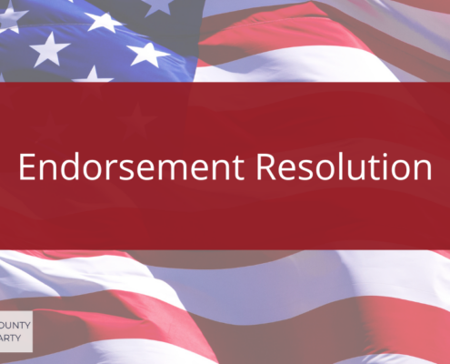 Endorsement Resolution - Williamson County GOP