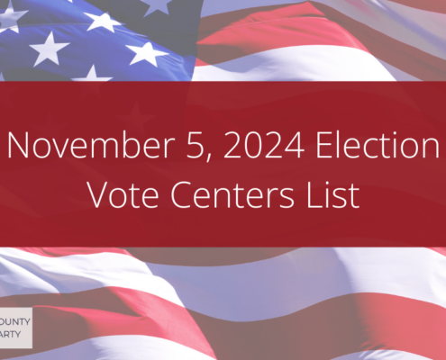 November 5, 2024 Election Vote Centers List